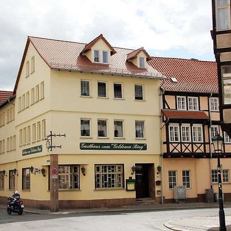 Hotel Garni Zum Goldenen Ring Quedlinburg Eksteriør bilde