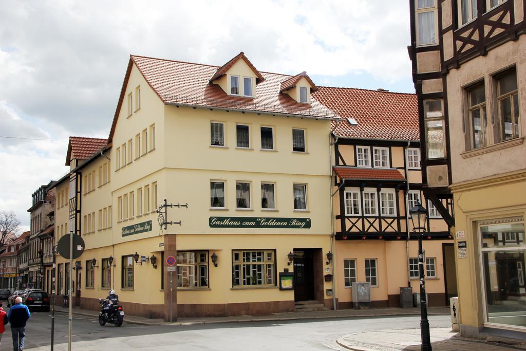 Hotel Garni Zum Goldenen Ring Quedlinburg Eksteriør bilde